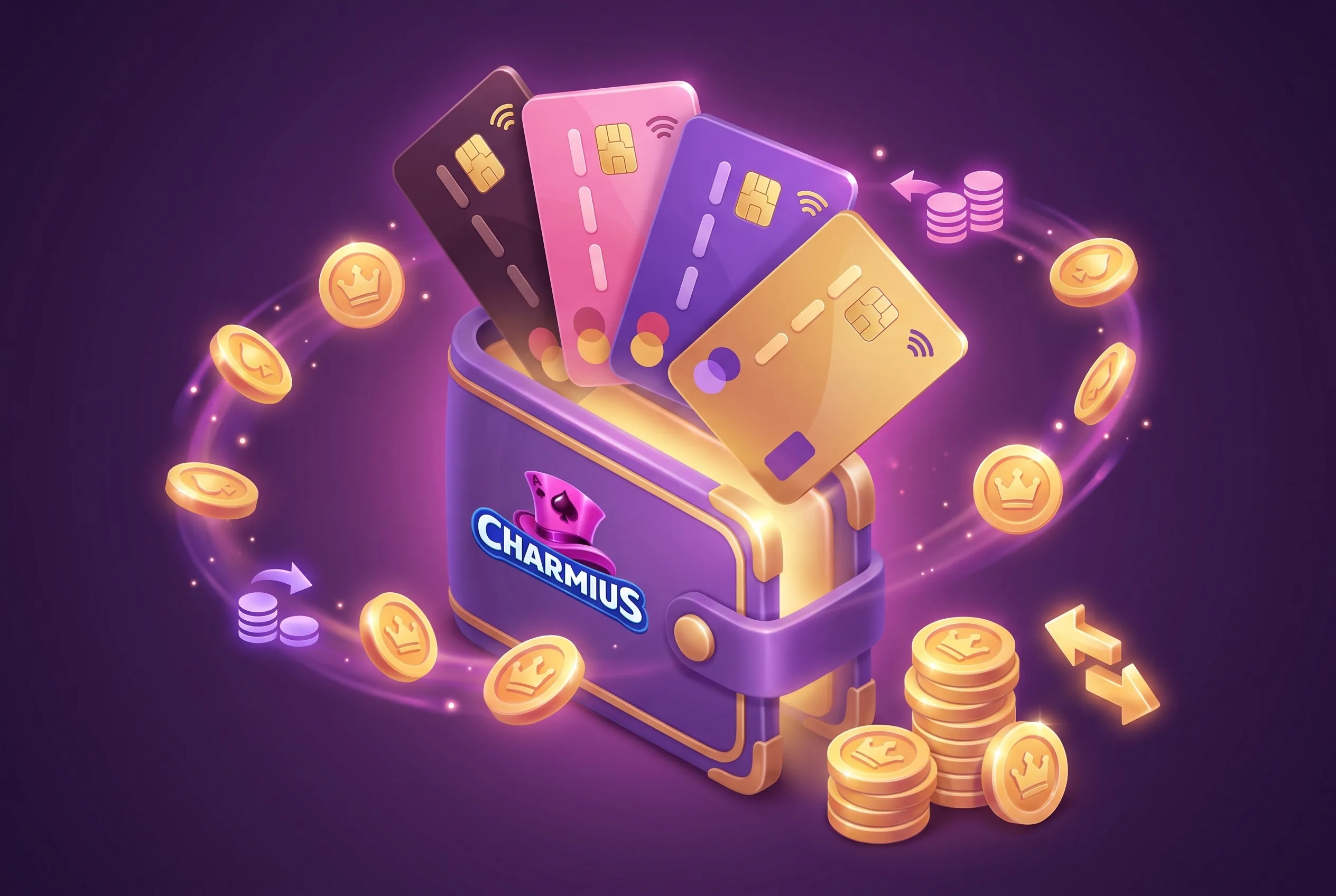 Charmius Casino payments illustration